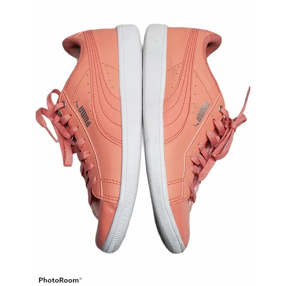 Puma Vikky Soft Foam Pink Leather Shoes - Size 7.5